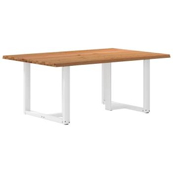 Esstisch mit Baumkanten 180x120x74 cm Massivholz Eiche