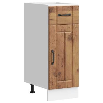 ARDEBO.de - Küchen-Unterschrank Lucca Altholz-Optik Holzwerkstoff