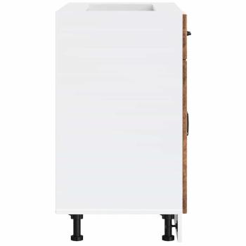 Küchen-Unterschrank Lucca Altholz-Optik Holzwerkstoff