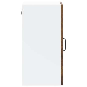 Küchen-Hängeschrank mit Glastür Lucca Räuchereiche