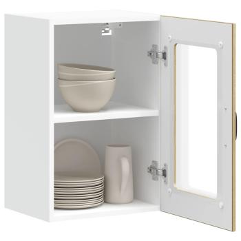 Küchen-Hängeschrank mit Glastür Lucca Sonoma-Eiche