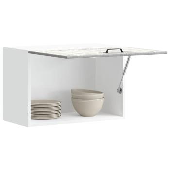 ARDEBO.de - Küchen-Hängeschrank Lucca Grau Sonoma Holzwerkstoff
