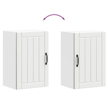 Küchen-Hängeschrank Lucca Weiß Holzwerkstoff