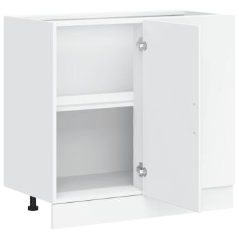 Spülenunterschrank Lucca Weiß Holzwerkstoff