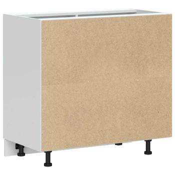 Spülenunterschrank Lucca Weiß Holzwerkstoff