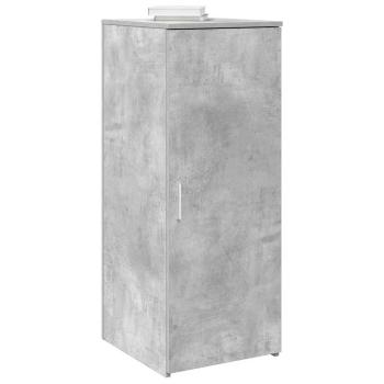 ARDEBO.de - Lagerschrank Betongrau 40x45x103,5 cm Holzwerkstoff
