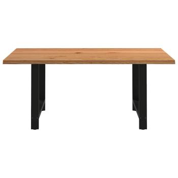 Esstisch Hellbraun 180x120x74 cm Massivholz Eiche Rechteckig