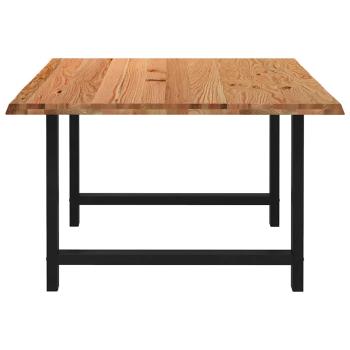 Esstisch Hellbraun 180x120x74 cm Massivholz Eiche Rechteckig