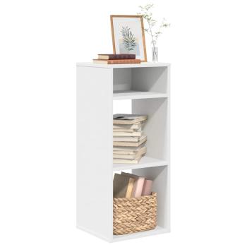 ARDEBO.de - Bücherregal Weiß 34x31x80 cm Holzwerkstoff