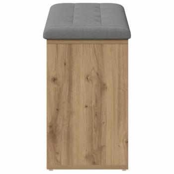 Schuhbank Artisan-Eiche 102x32x50 cm Holzwerkstoff