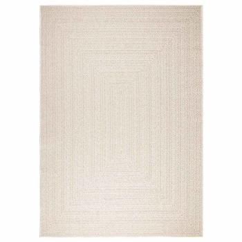 Teppich ZIZUR Creme 200x290 cm Jute-Optik Indoor und Outdoor