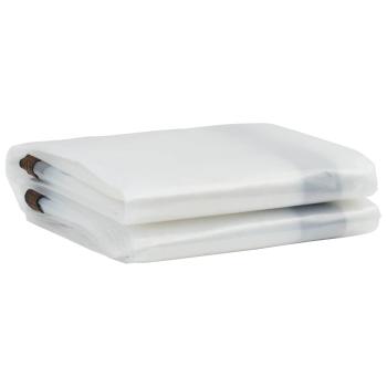 Transparente Plane mit Ösen 3x8 m Polyethylen