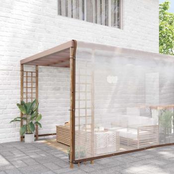 Transparente Plane mit Ösen 8x10 m Polyethylen