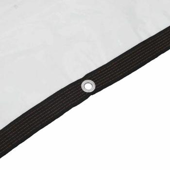 Transparente Plane mit Ösen 5x10 m Polyethylen