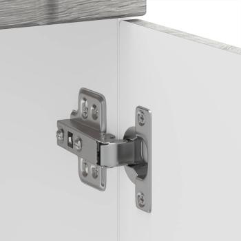 Küchen-Unterschrank Lucca Grau Sonoma Holzwerkstoff