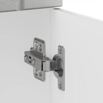 Küchen-Unterschrank Lucca Betongrau Holzwerkstoff