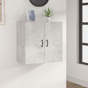 ARDEBO.de - Wandschrank Betongrau 60x31x60 cm Holzwerkstoff