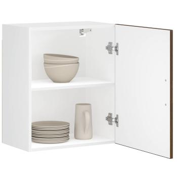 ARDEBO.de - Küchen-Hängeschränke 2 Stk. Braun Eichen-Optik Holzwerkstoff