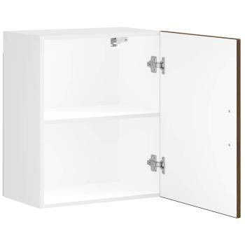 Küchen-Hängeschränke 2 Stk. Braun Eichen-Optik Holzwerkstoff