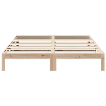 Massivholzbett ohne Matratze 160x200 cm Kiefernholz