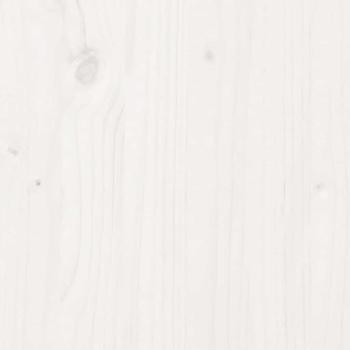 Tagesbett ohne Matratze Weiß 90x190 cm Massivholz Kiefer