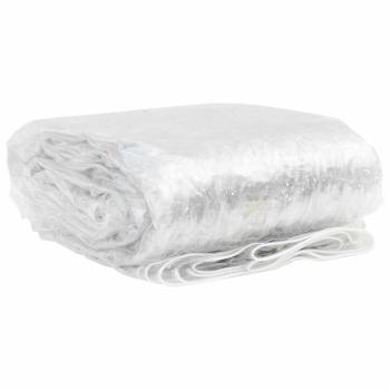 Transparente Plane mit Ösen 2x12 m PVC