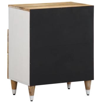 Nachttisch 50x33x60 cm Massivholz Mango