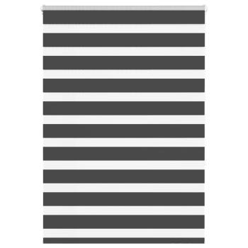 ARDEBO.de - Zebrarollo Schwarz 105x150 cm Stoffbreite 100,9 cm Polyester
