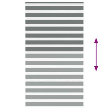 Zebrarollo Dunkelgrau 120x230 cm Stoffbreite 115,9 cm Polyester