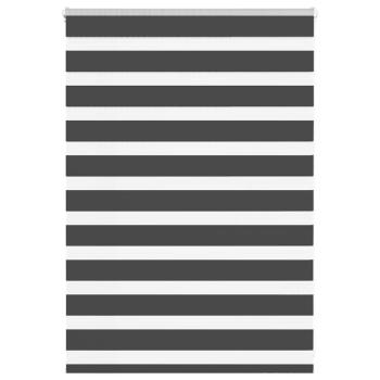 ARDEBO.de - Zebrarollo Schwarz 95x100 cm Stoffbreite 90,9 cm Polyester