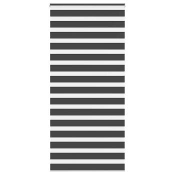 ARDEBO.de - Zebrarollo Schwarz 105x200 cm Stoffbreite 100,9 cm Polyester