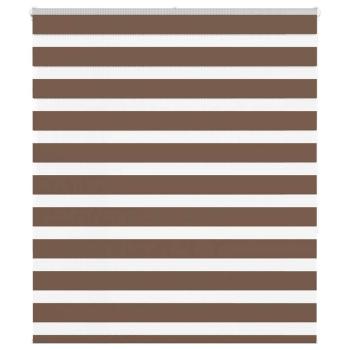 ARDEBO.de - Zebrarollo Braun 125x150 cm Stoffbreite 120,9 cm Polyester