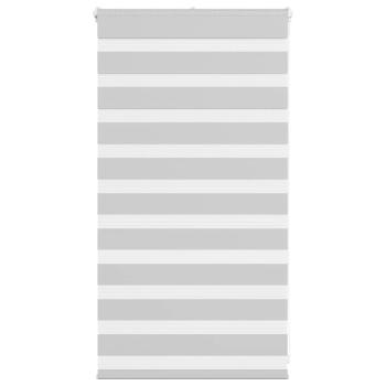 ARDEBO.de - Zebrarollo Hellgrau 85x100 cm Stoffbreite 80,9 cm Polyester