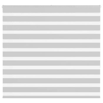 ARDEBO.de - Zebrarollo Hellgrau 155x150 cm Stoffbreite 150,9 cm Polyester