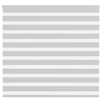 ARDEBO.de - Zebrarollo Hellgrau 165x150 cm Stoffbreite 160,9 cm Polyester