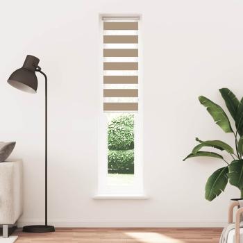 Zebrarollo Sandbraun 40x230 cm Stoffbreite 35,9 cm Polyester