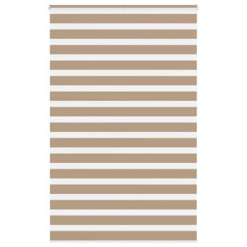 ARDEBO.de - Zebrarollo Sandbraun 145x230 cm Stoffbreite 140,9 cm Polyester