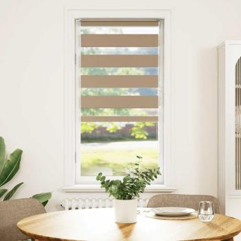 Zebrarollo Sandbraun 60x150 cm Stoffbreite 55,9 cm Polyester