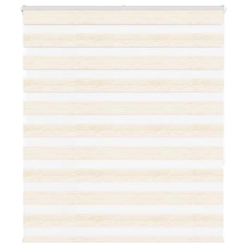 ARDEBO.de - Zebrarollo Marmorbeige 120x150cm Stoffbreite 115,9 cm Polyester