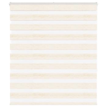 ARDEBO.de - Zebrarollo Marmorbeige 130x150cm Stoffbreite 125,9 cm Polyester