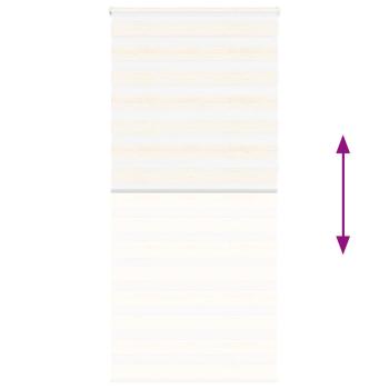 Zebrarollo Marmorbeige 115x230cm Stoffbreite 110,9 cm Polyester