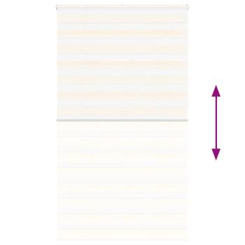 Zebrarollo Marmorbeige 135x230cm Stoffbreite 130,9 cm Polyester