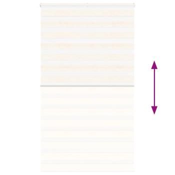 Zebrarollo Marmorbeige 130x200cm Stoffbreite 125,9 cm Polyester