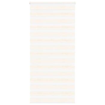 ARDEBO.de - Zebrarollo Marmorbeige 95x200 cm Stoffbreite 90,9 cm Polyester