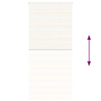 Zebrarollo Marmorbeige 95x200 cm Stoffbreite 90,9 cm Polyester