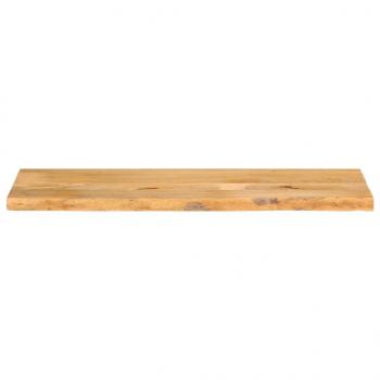 Tischplatte mit Baumkante 100x20x3,8 cm Massivholz Mango