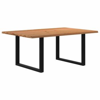 ARDEBO.de - Esstisch Hellbraun 180x120x74 cm Massivholz Eiche Rechteckig