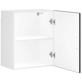 Küchen-Hängeschränke 2 Stk. Porto Schwarz Holzwerkstoff