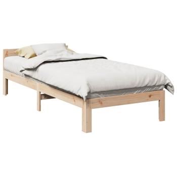 ARDEBO.de - Massivholzbett ohne Matratze 90x200 Kiefernholz