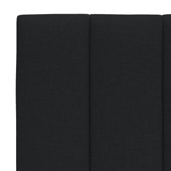 Bettgestell ohne Matratze Schwarz 90x190 cm Stoff